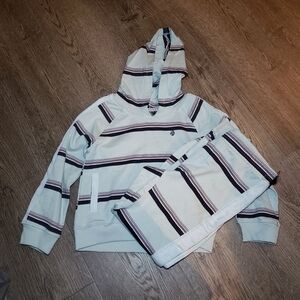 VOLCOM Baja Stripe Hooded Set